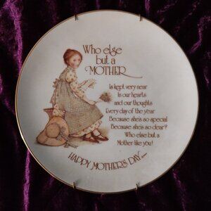 Holly Hobbies collection plate Happy Mother's Day